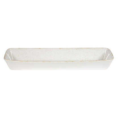 DY203 Churchill Stonecast Hints rechthoekige ovenschalen wit 160 x 530mm (2 stuks)