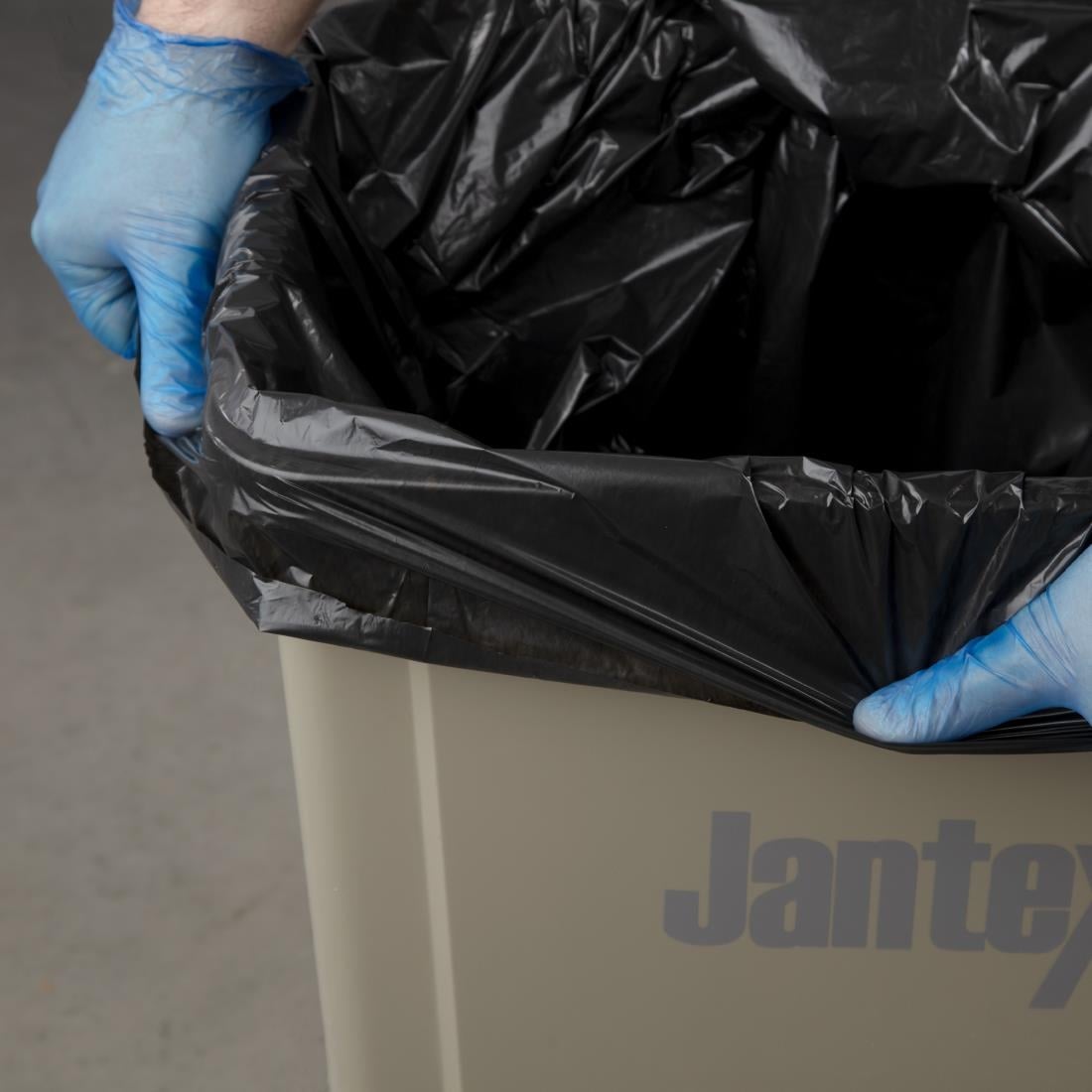 CD508 Jantex vuilniszakken 160L/20kg zwart (100 stuks)