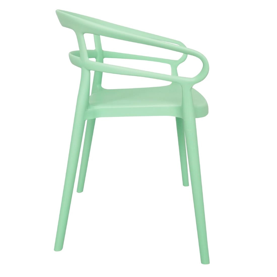 DX981 Bolero Mateo Caféstoelen Mintgroen (2 stuks)