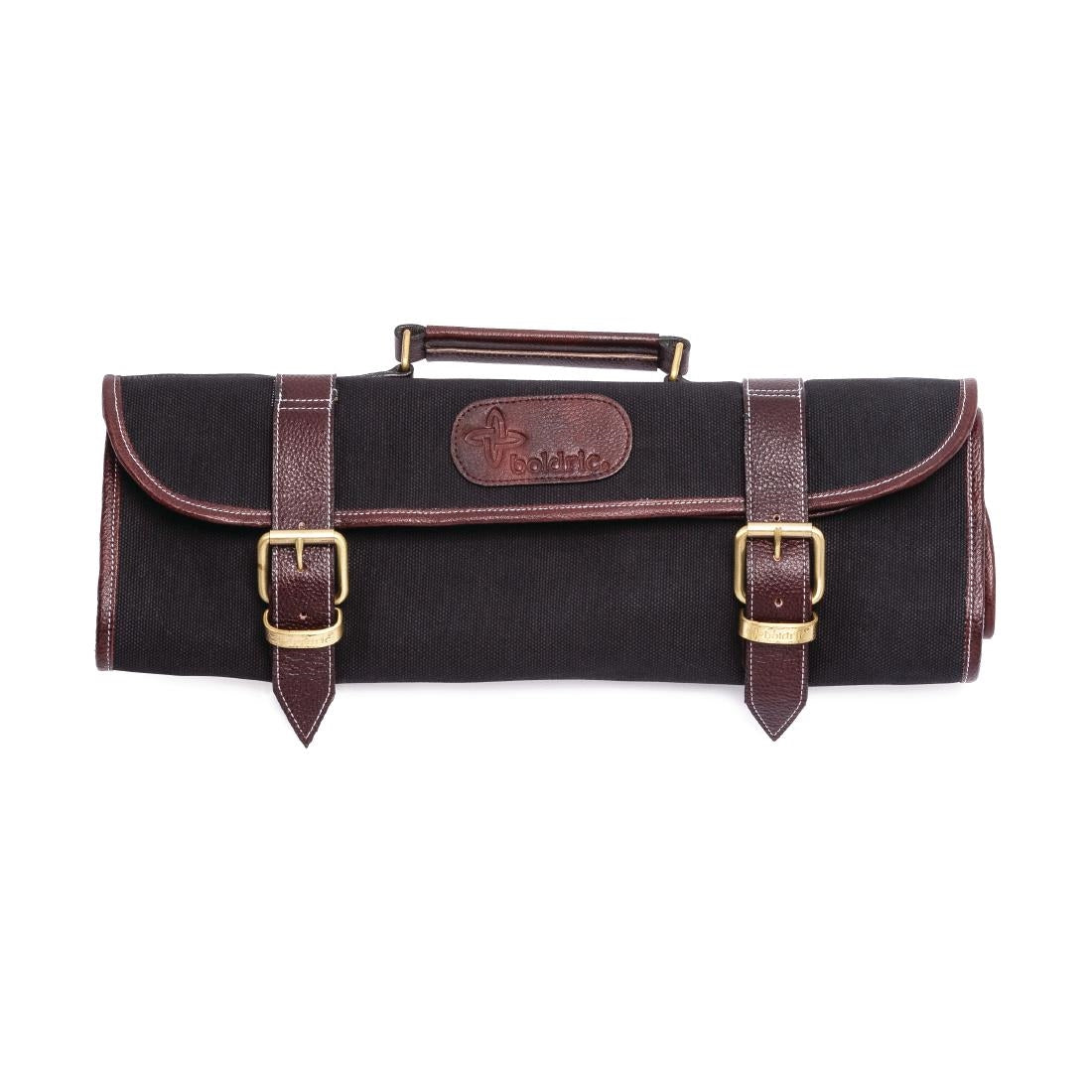 CM555 Boldric canvas messenfoedraal zwart 9-delig