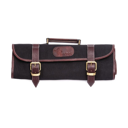CM555 Boldric canvas messenfoedraal zwart 9-delig