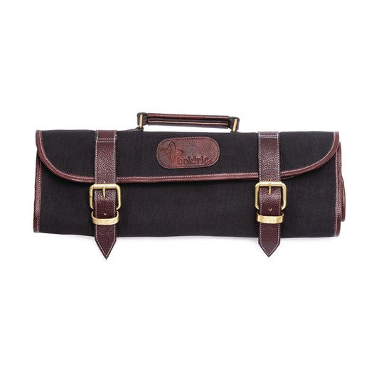 CM555 Boldric canvas messenfoedraal zwart 9-delig