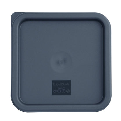CF044 Hygiplas vierkant deksel blauw medium