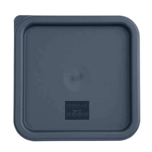CF044 Hygiplas vierkant deksel blauw medium