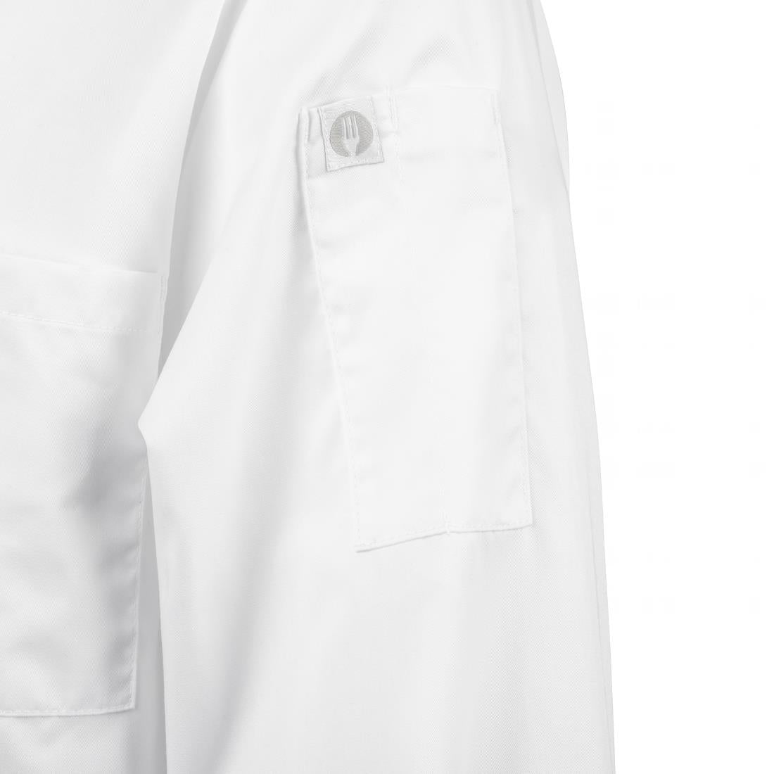 B649-XXL Chef Works Calgary Cool Vent unisex koksbuis wit XXL