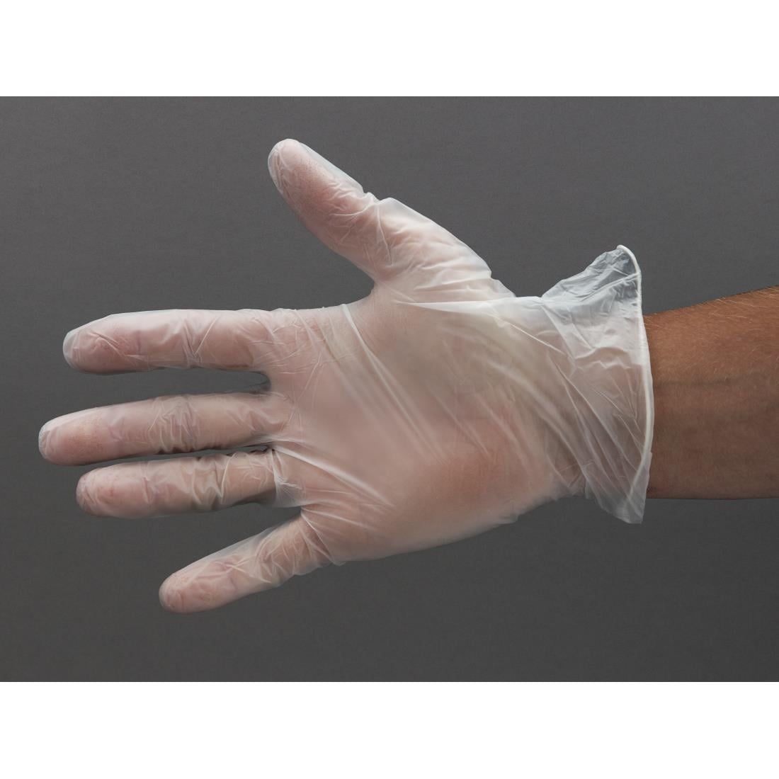 Y247-L Hygiplas vinyl handschoenen transparant poedervrij L (100 stuks)