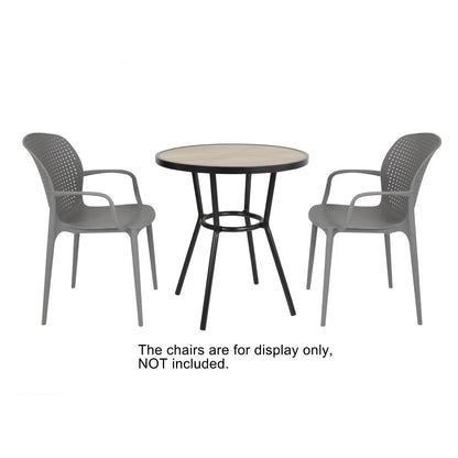 DX986 Bolero Marston Ronde Buitentafel Zwart 700mm