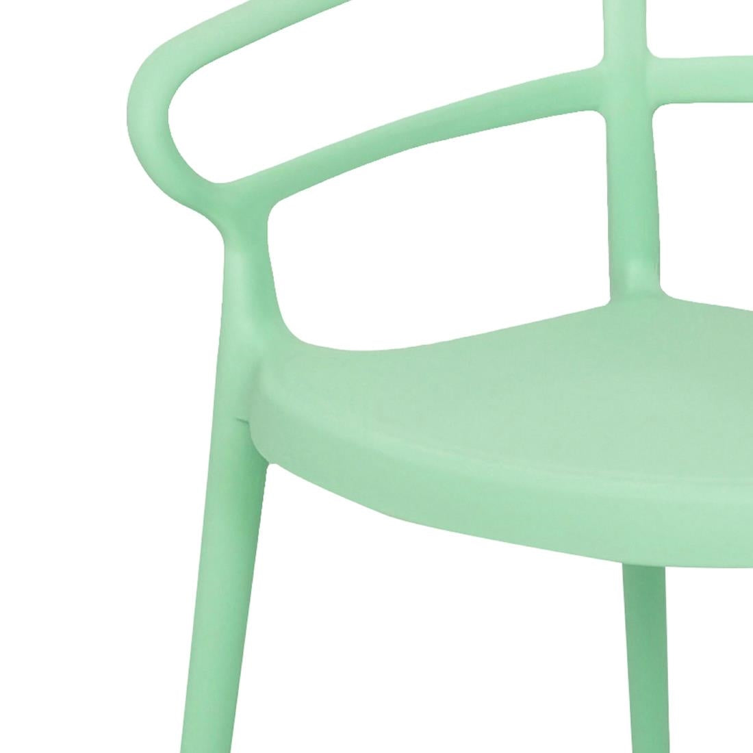 DX981 Bolero Mateo Caféstoelen Mintgroen (2 stuks)