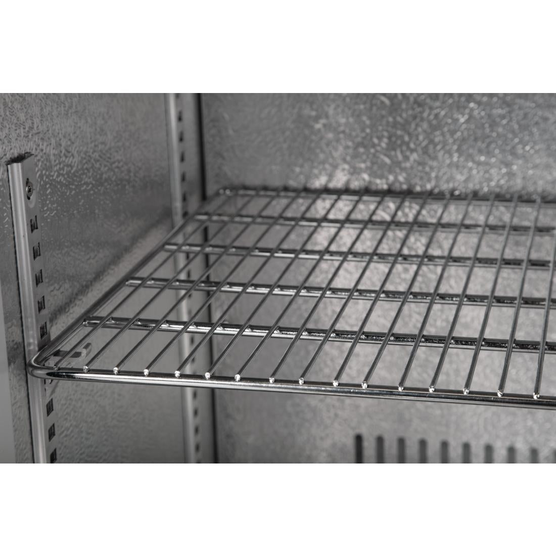 GL003 Polar G-serie 2-deurs barkoeling met schuifdeuren zwart 208L