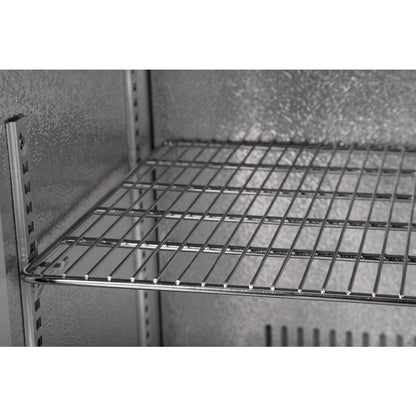 GL003 Polar G-serie 2-deurs barkoeling met schuifdeuren zwart 208L