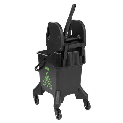 HW637 Jantex 20Ltr Hoge Mopemmer En Wringpers - Groene Opdruk
