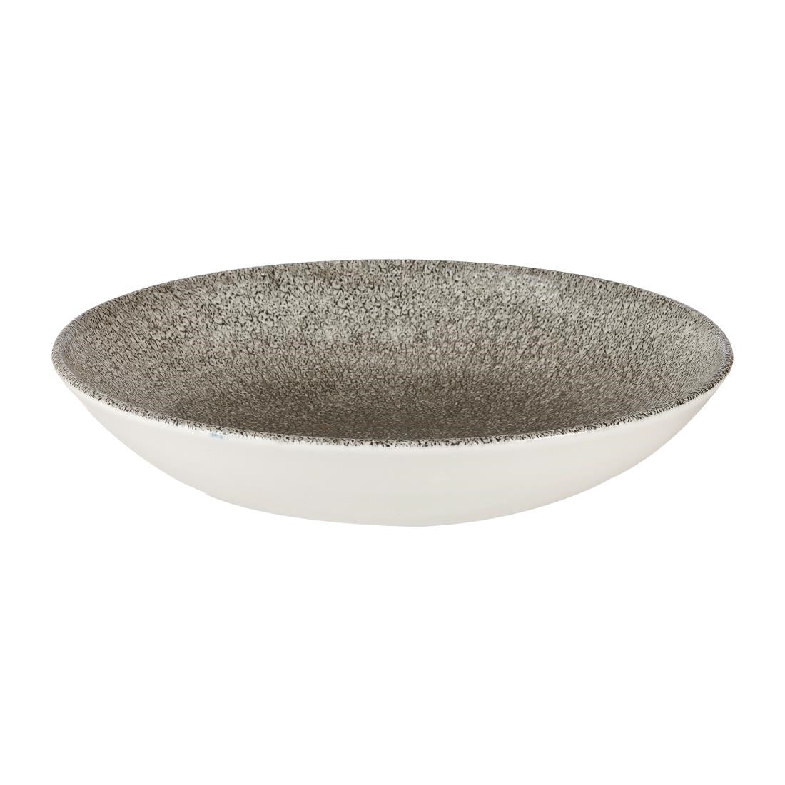 HC771 Churchill Raku Quartz Black Evolve Coupe Kom 24.8cm (12 stuks)