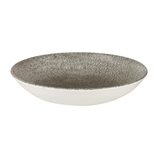 HC771 Churchill Raku Quartz Black Evolve Coupe Kom 24.8cm (12 stuks)