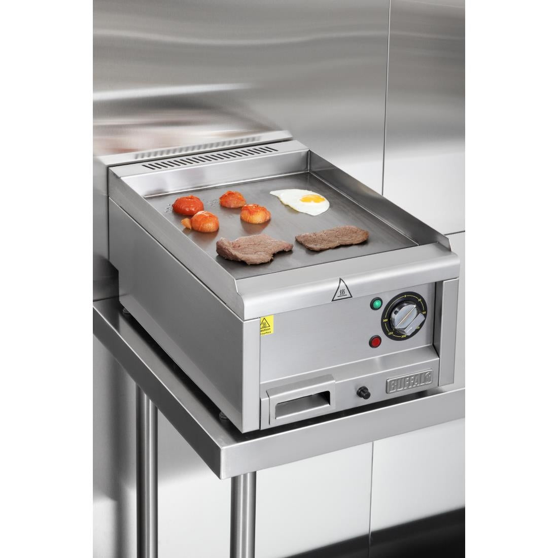 CU473 Buffalo 600 Serie Elektrische Bakplaat 400 Mm