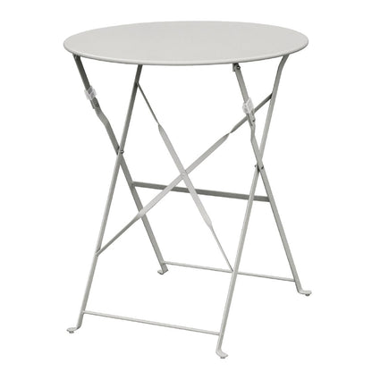 GH556 Bolero ronde stalen opklapbare tafel grijs 59,5cm