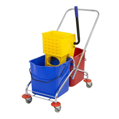 M880 Jantex duo rolemmer met wringer 2x 23Ltr