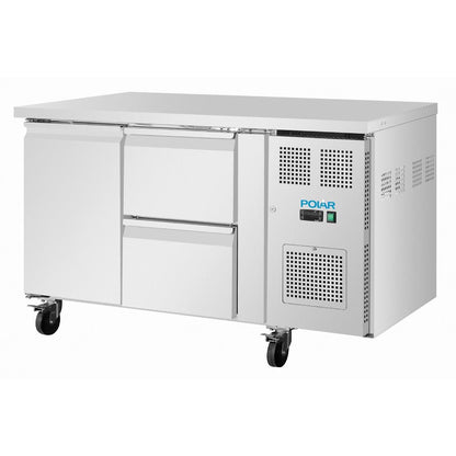 UA108 Polar U-Series koelwerkbank met 1 deur en 2 laden