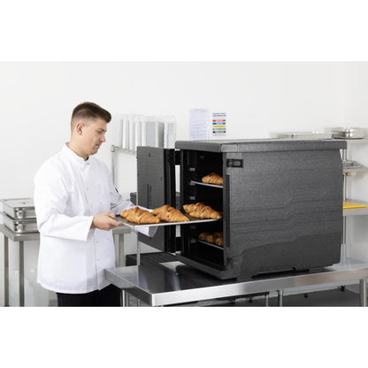 DX988 Vogue Geïsoleerde EPP Voedseltransportdoos 126Ltr Patisserie Bakmaat