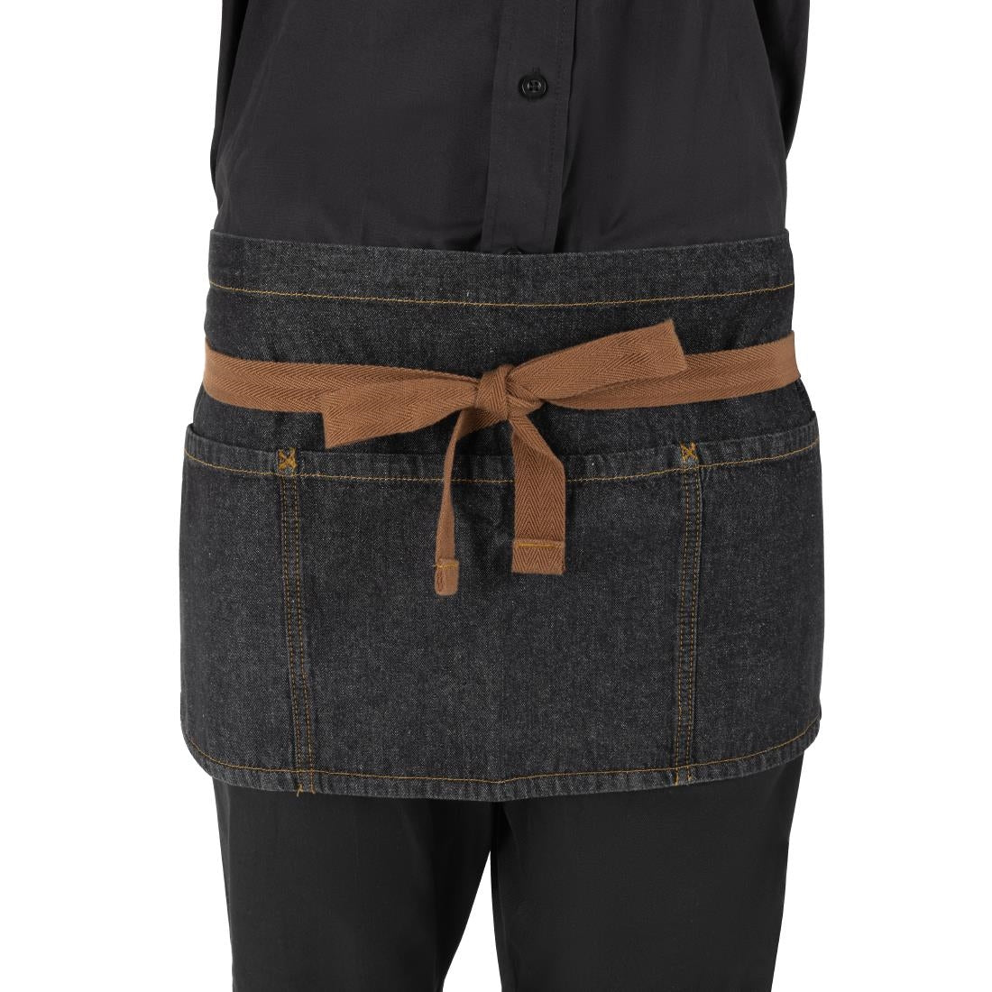 B591 Chef Works Urban Memphis Heupschort zwart