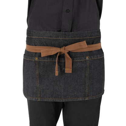 B591 Chef Works Urban Memphis Heupschort zwart