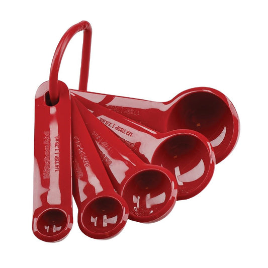 DX303 Kitchenaid Maatlepels Empire Red (5 stuks)