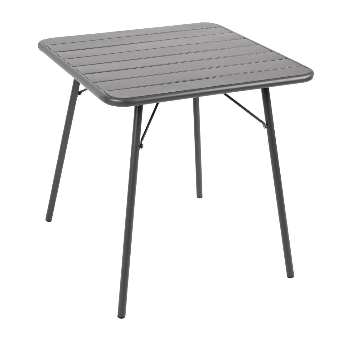 CS730 Bolero vierkante stalen tafel grijs 70cm