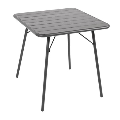 CS730 Bolero vierkante stalen tafel grijs 70cm