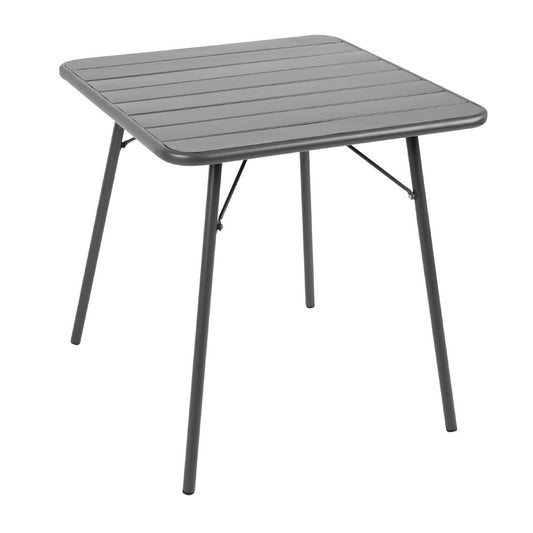 CS730 Bolero vierkante stalen tafel grijs 70cm