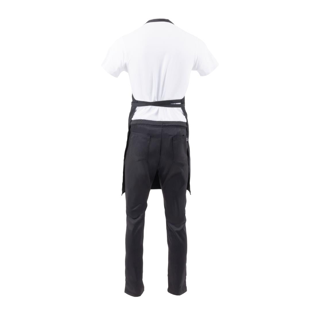 A924 Chef Works halterschort zwart