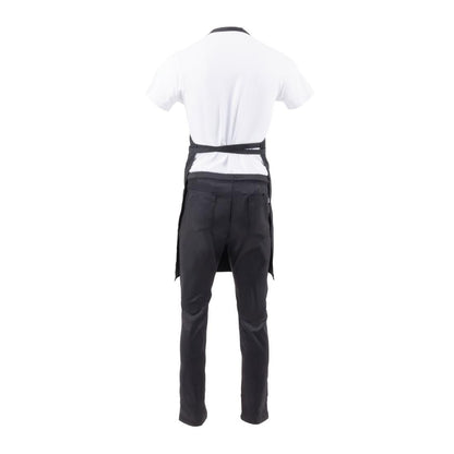 A924 Chef Works halterschort zwart