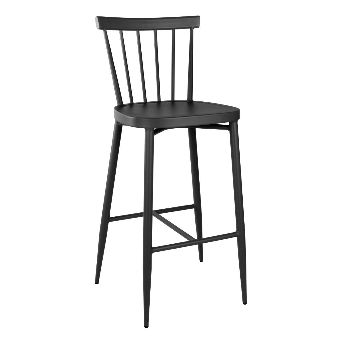 DX688 Bolero Windsor Aluminium Zwarte Hoge Krukken (2 stuks)