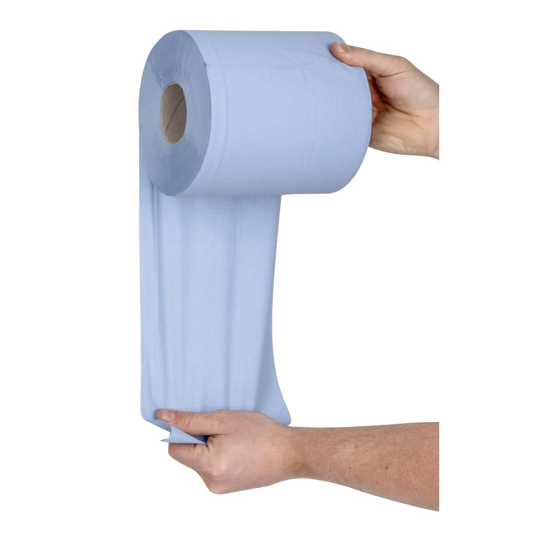 DL921 Jantex centrefeed 2-laags handdoekrollen blauw 120m (6 stuks)