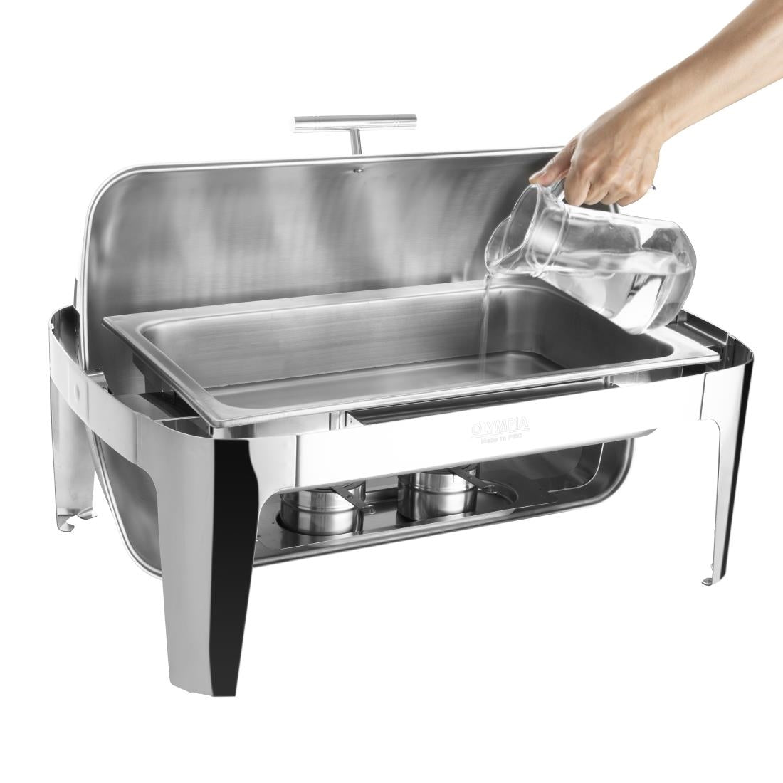 U008 Olympia Madrid rolltop chafing dish