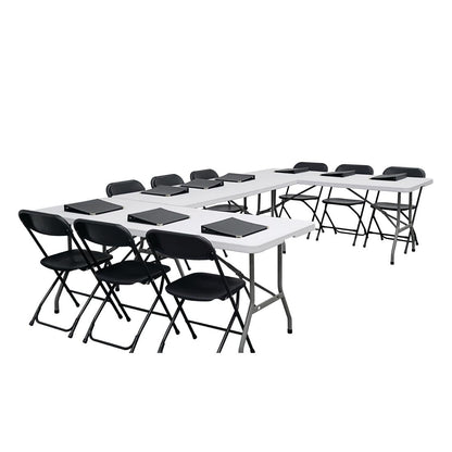 L001 Bolero klaptafel wit 183cm