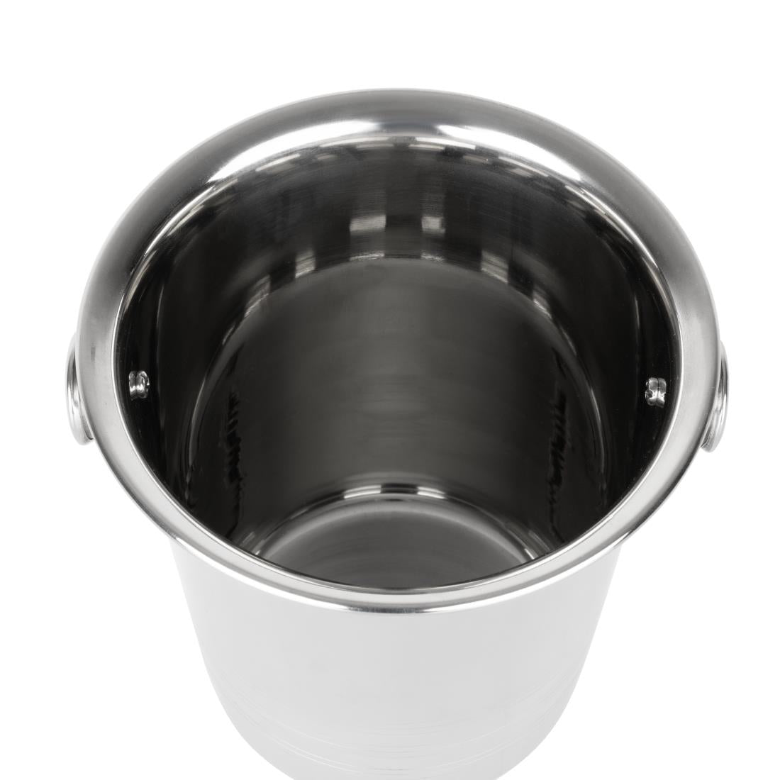 HY121 Olympia Ijsemmer Met Handvatten En Geëtst Detail Roestvrij Staal 1050ml