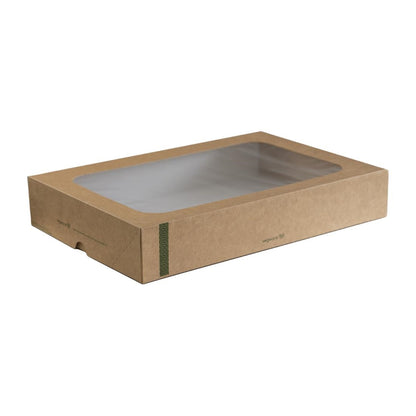 FD387 Vegware composteerbare sandwichboxen met deksel groot (25 stuks)