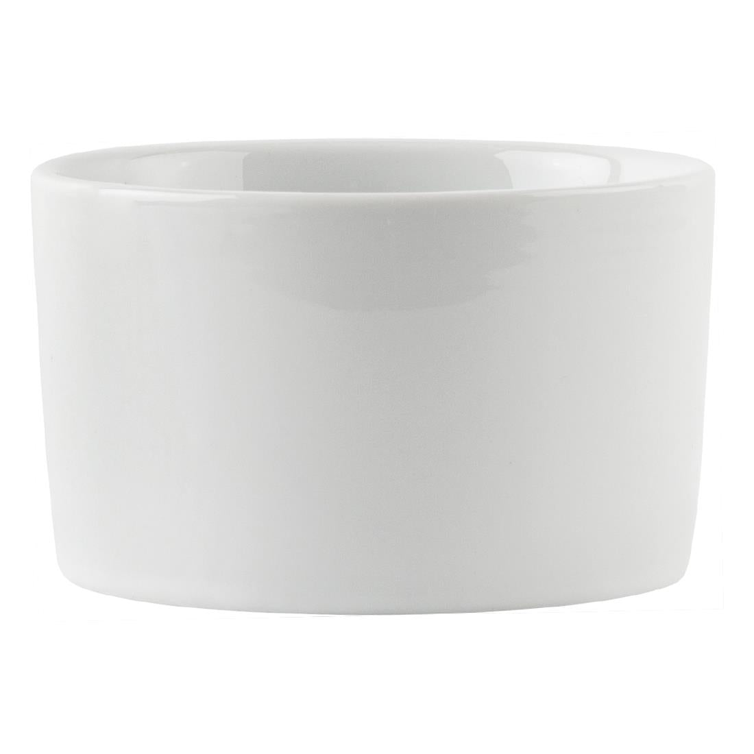 U176 Olympia Whiteware Eigentijdse Ramekins 9cm (12 Stuks)