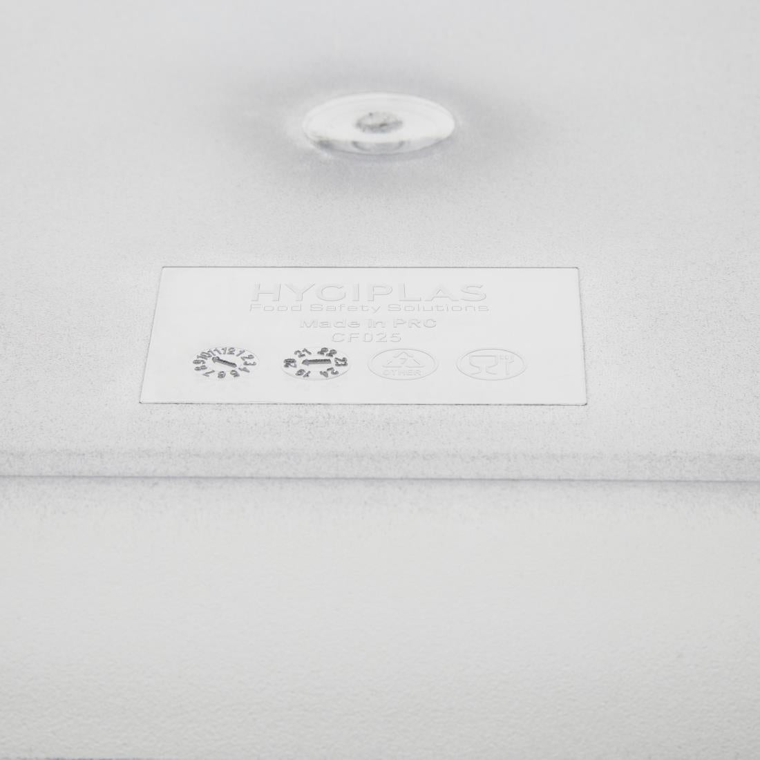 CF025 Hygiplas polycarbonaat voedseldoos vierkant 15L