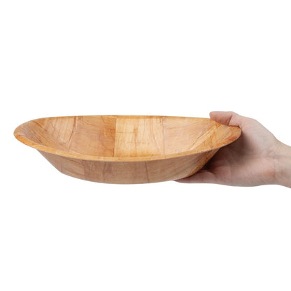 L093 Ovale Houten Kom Groot