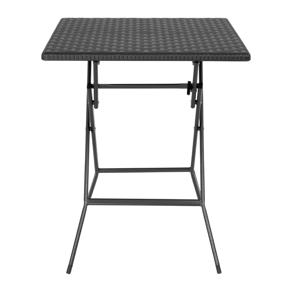 GR772 Bolero Vierkante Inklapbare Tafel Zwart 620mm
