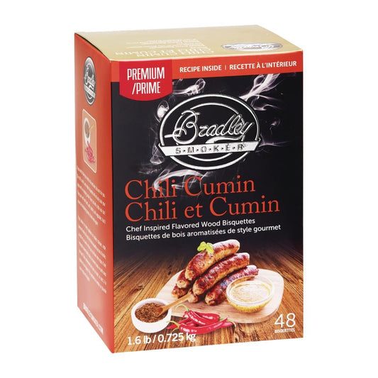 FE652 Bradley Food Smoker Chili Cumin Premium Flavour (48 Pack)