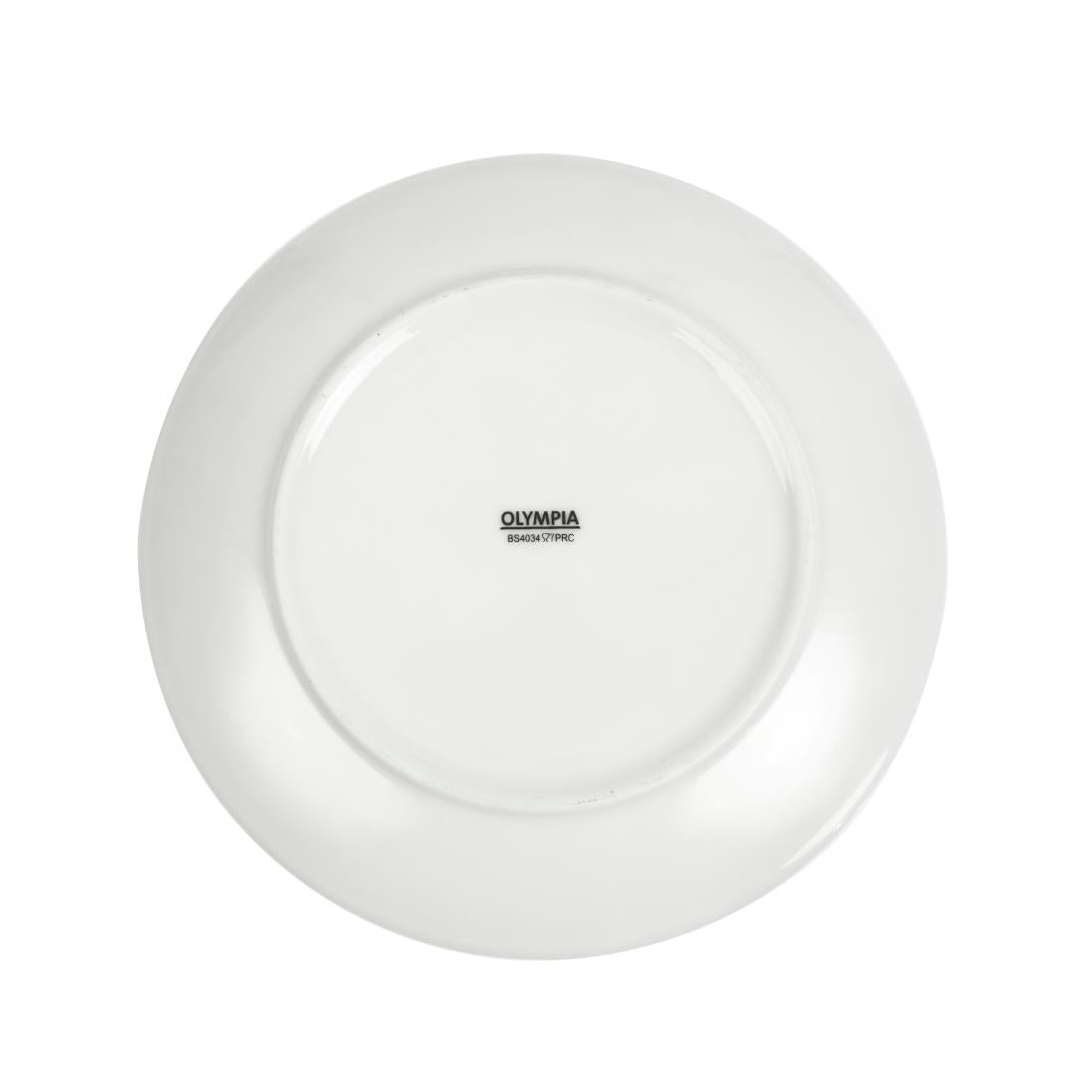 U077 Olympia Whiteware Coupeborden 20cm (12 Stuks)