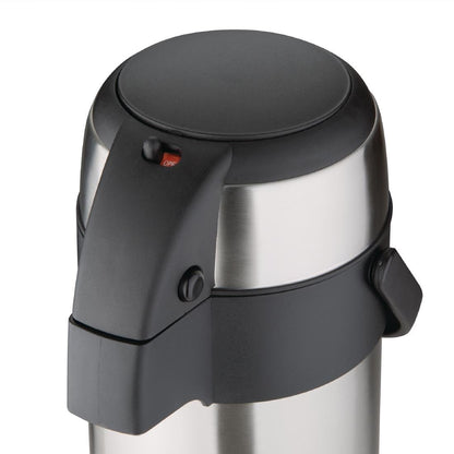 K636 Olympia RVS thermoskan met pomp 3Ltr