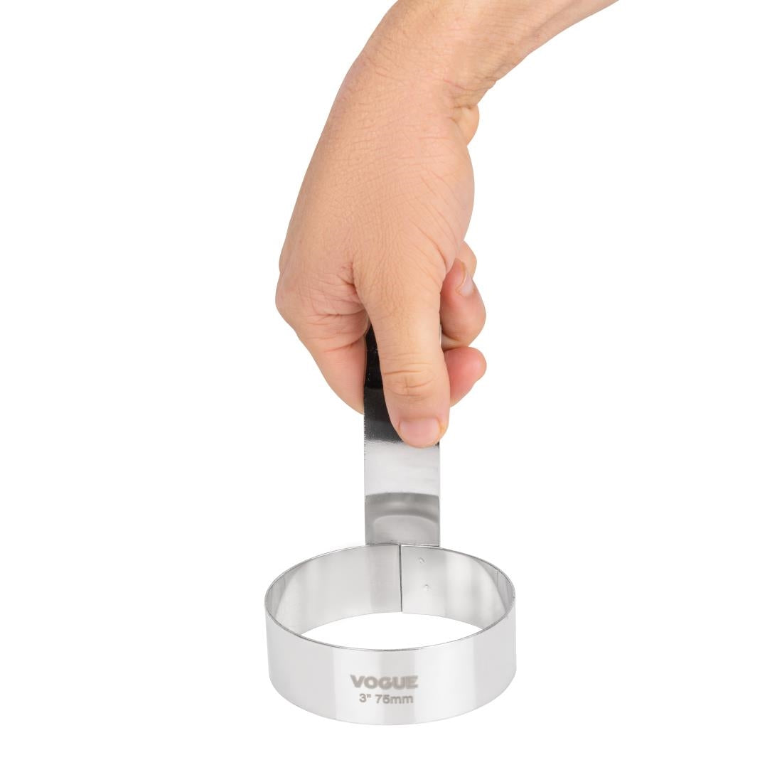 GD695 Vogue eierbakring met lang handvat 7,5cm