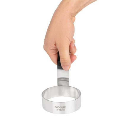 GD695 Vogue eierbakring met lang handvat 7,5cm
