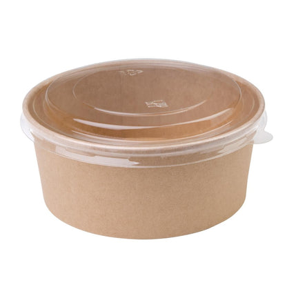 FB197 Fiesta Compostable ronde kraft saladeschaal 75cl (300 stuks)