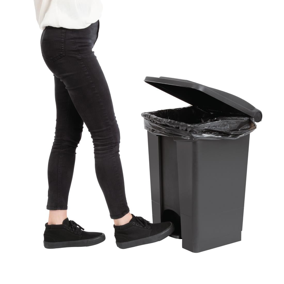 CW722 Jantex pedaalemmer 45Ltr zwart