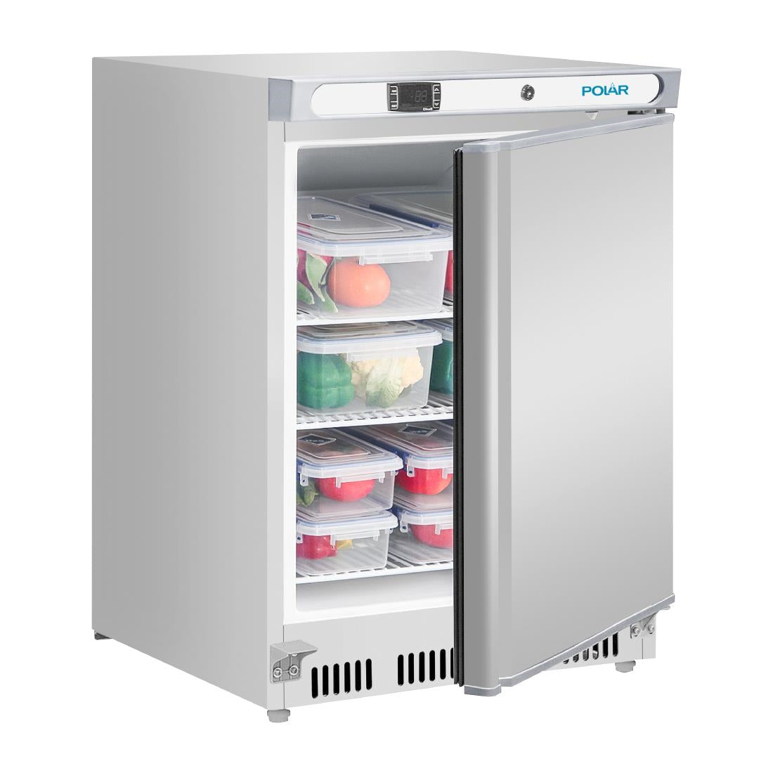 PC002 Polar C-Serie lage Koelkast Roestvrij Staal 150Ltr