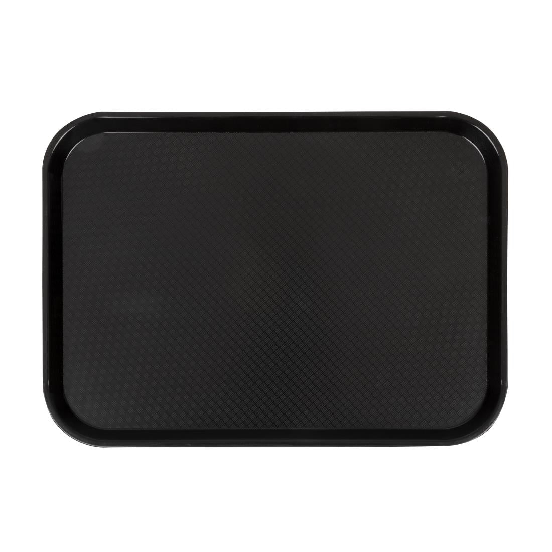 DE312 Cambro polypropyleen fastfood dienblad zwart 410mm