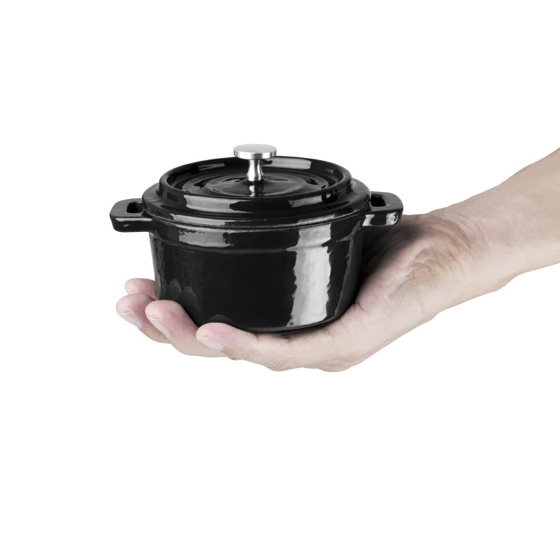Y259 Vogue gietijzeren inductie mini braadpan rond 7,5(H) x 10(Ø)cm